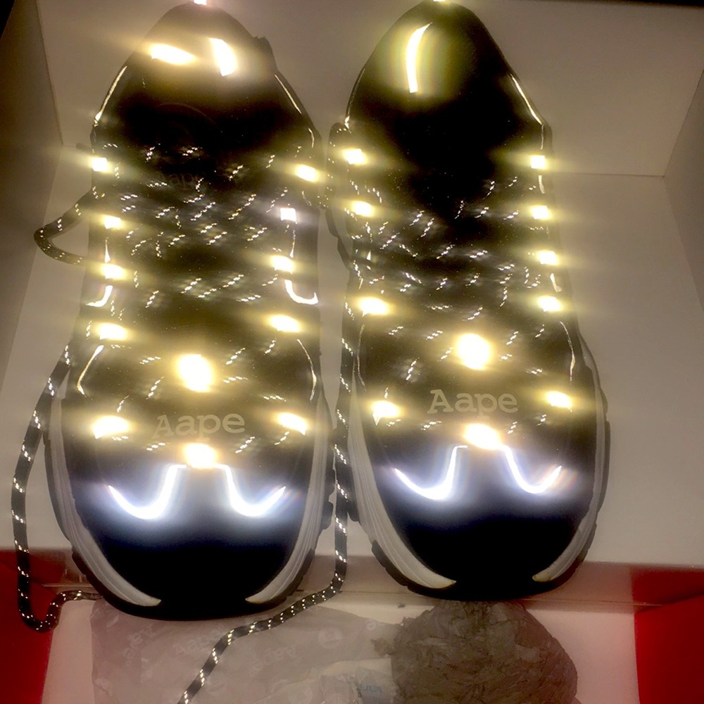 Men 9.5 Black AAPE BY Bathing Aape